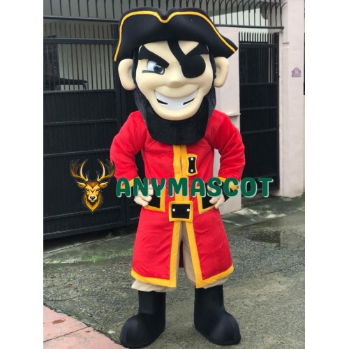 Superb Lightweight Pirate Mascot Costume
