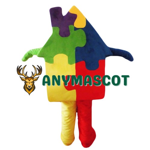 Colorful House Mascot Costume