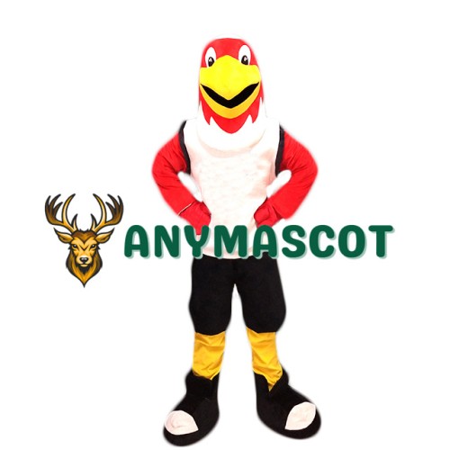 College Red Eagle Mascot Costume