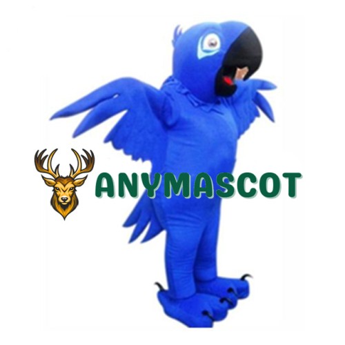Blue Parrot Mascot Costume