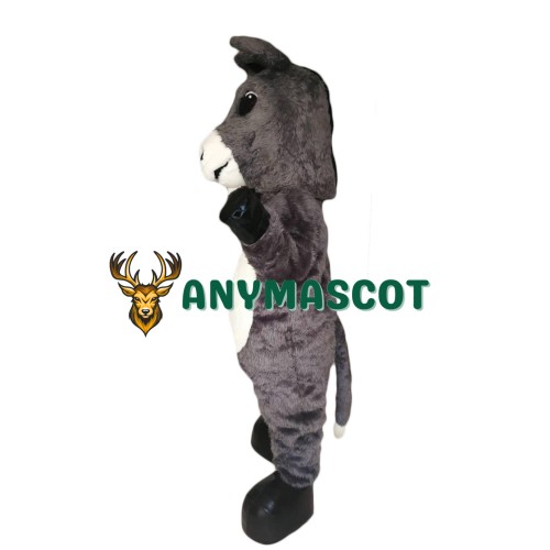 Gray Donkey Mascot Costume