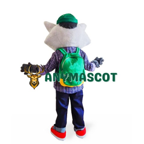 College Lightweight Raccoon Mascot Costume