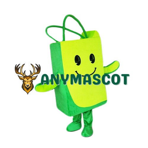 Green Bag Mascot Costume