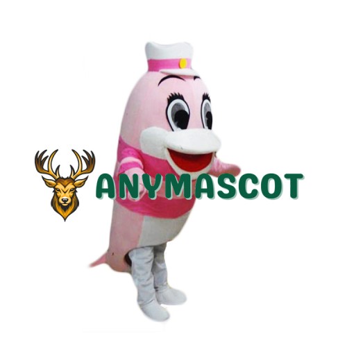 Cartoon Dolphin Carnival Mascot Costume