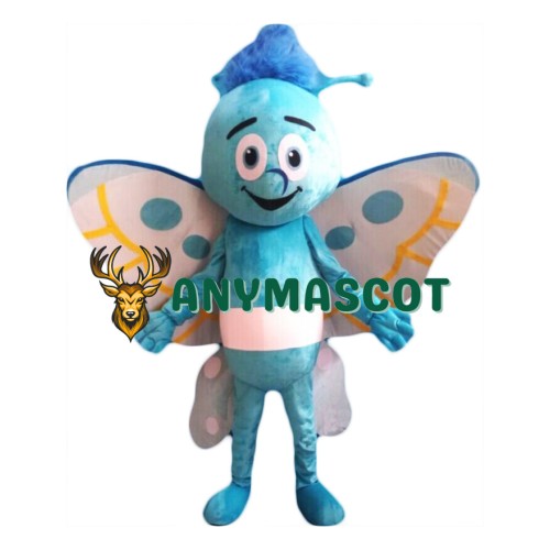 Blue Lightweight Butterfly Mascot Costume