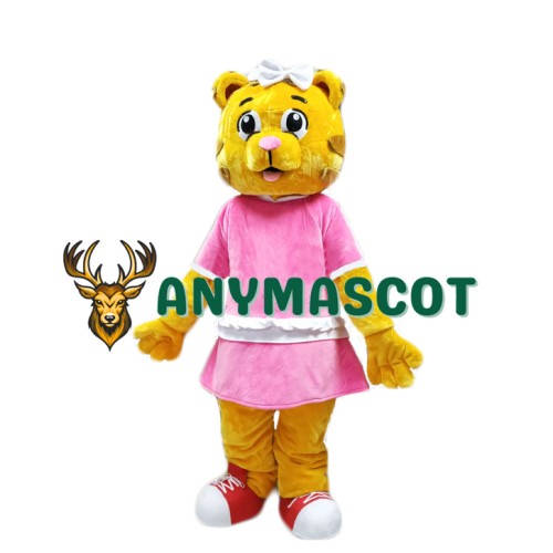 Female Daniel Tiger Mascot Costume