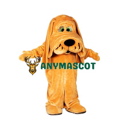 Shar Pei Dog Mascot Costume
