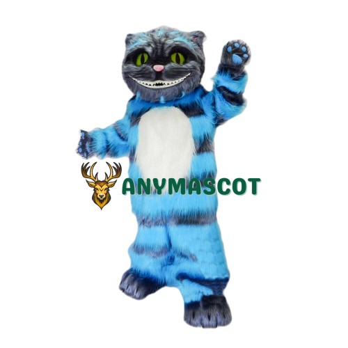 Super Cute Blue Cat Mascot Costume