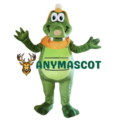 Happy Lightweight Crocodile Mascot Costume