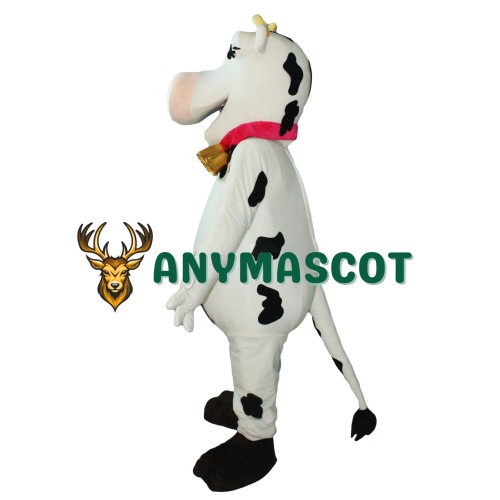 Happy Lightweight Milk Cow Mascot Costume