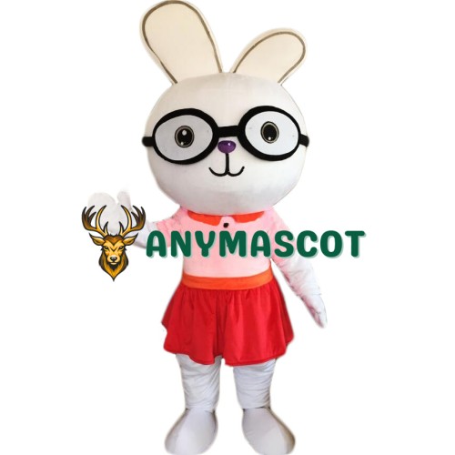 White Rabbit Mascot Costume