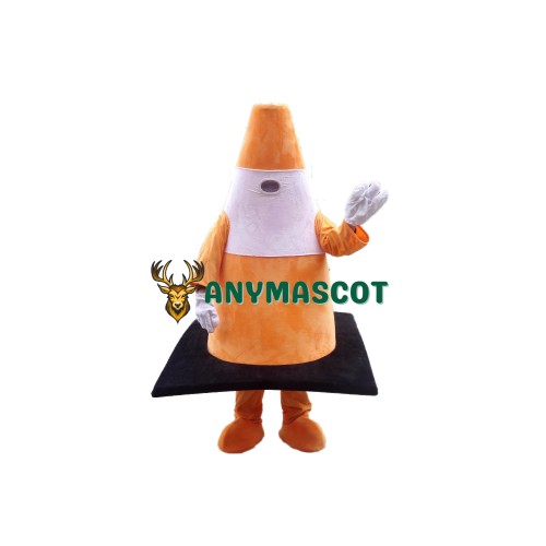 Traffic Cone Mascot Costume