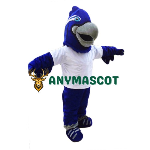 Blue Lightweight Falcon Mascot Costume