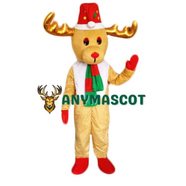 Christmas Reindeer Mascot Costume