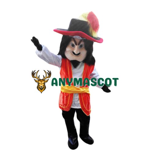Captain Pirate Mascot Costume