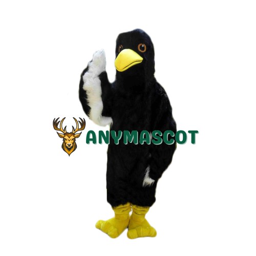 Black Raven Mascot Costume