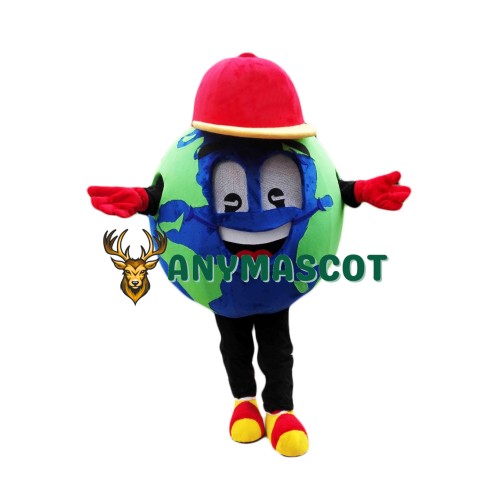 Globe Earth Mascot Costume