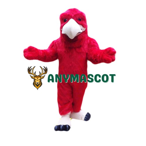 Red Lightweight Eagle Mascot Costume
