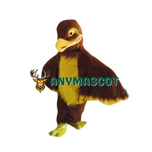 Brown Hawk Falcon Mascot Costume