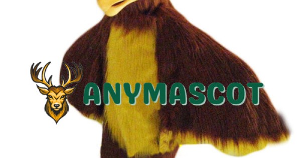 Brown Hawk Falcon Mascot Costume