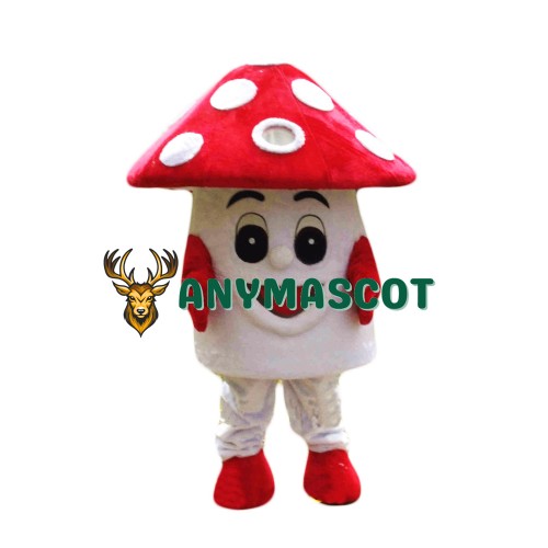 Red Mushroom Mascot Costume