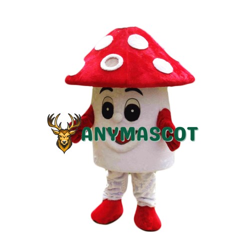 Red Mushroom Mascot Costume