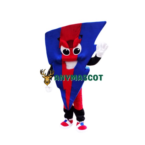 Colorful Lightning Mascot Costume