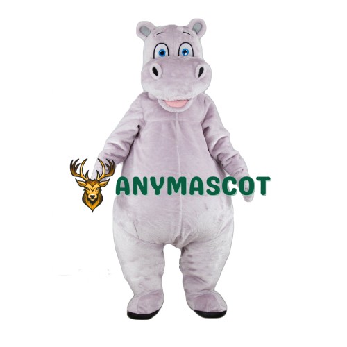 Super Cute Hippo Mascot Costume
