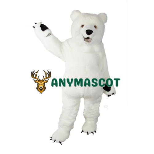 Super Cute Lightweight Polar Bear Mascot Costume