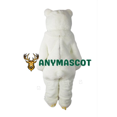Super Cute Lightweight Polar Bear Mascot Costume