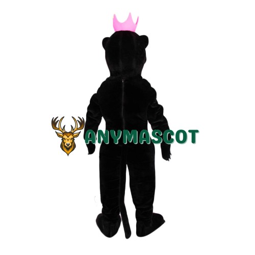 Friendly Black Panther Mascot Costume