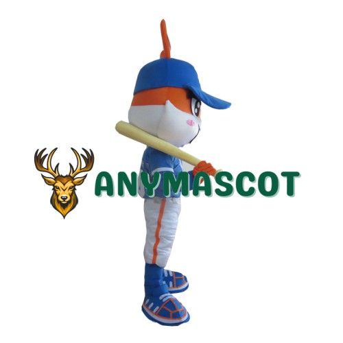Baseball Rabbit Mascot Costume