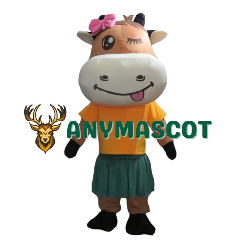 Beautiful Animal Cow Mascot Costume