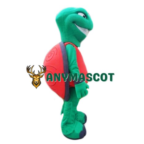 Happy Lightweight Green Turtle Mascot Costume
