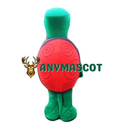 Happy Lightweight Green Turtle Mascot Costume