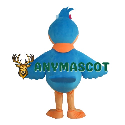 Lovely Blue Bird Mascot Costume