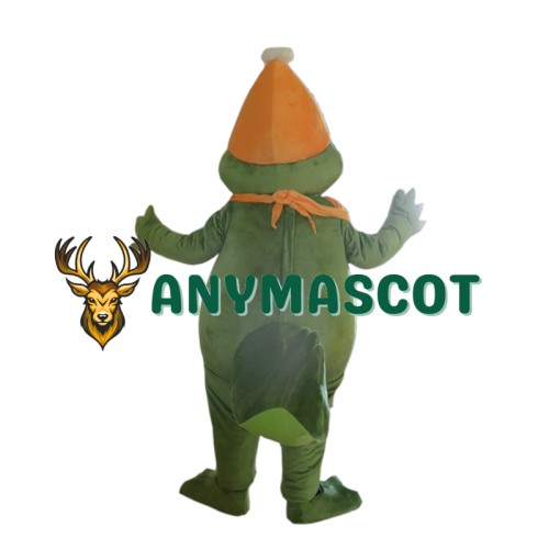 Cute Adult Green Crocodile Mascot Costume
