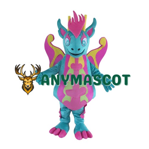 Lovely Colorful Dragon Mascot Costume