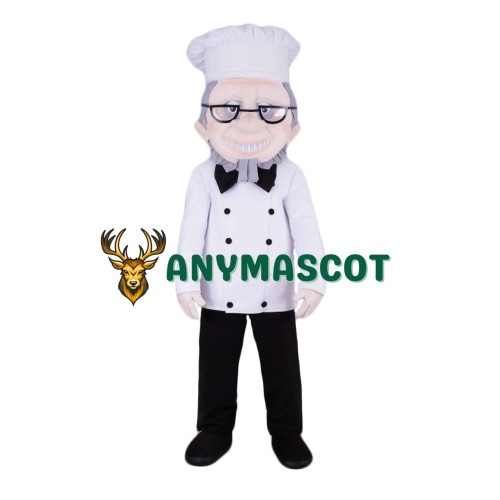 Senior Chef Mascot Costume