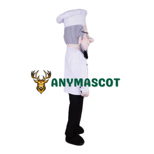 Senior Chef Mascot Costume