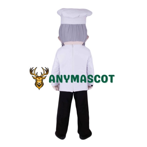 Senior Chef Mascot Costume