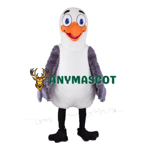 Happy lightweight Seagull Mascot Costume