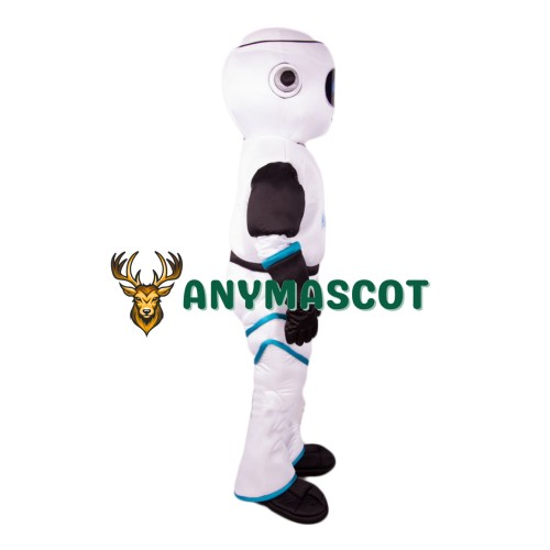 Cute White Robot Mascot Costume