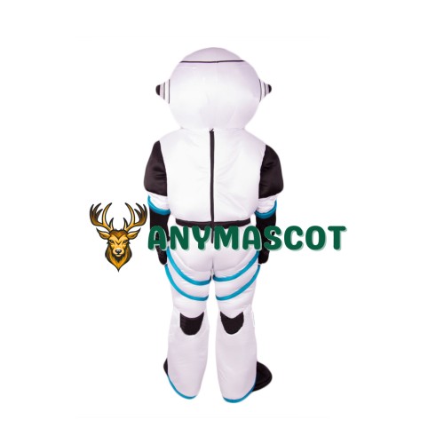 Cute White Robot Mascot Costume