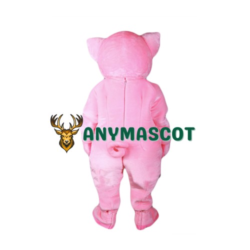 Pink Pig Mascot Costume