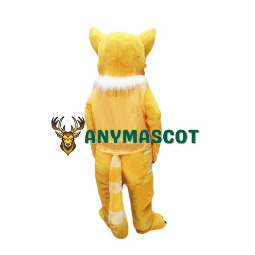 Super Cute Yellow Cat Mascot Costume