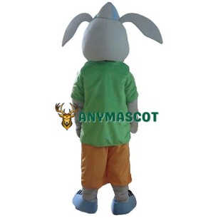 Smiling Rabbit Mascot Costume