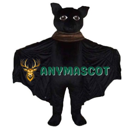 Black Bat Mascot Costume