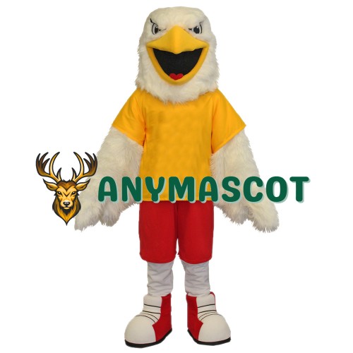 White Falcon Mascot Costume