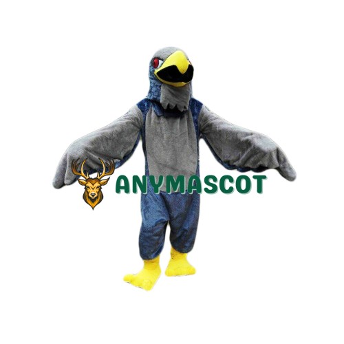 Grey Falcon Mascot Costume